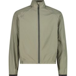 Kurtka wiatrówka z odpinanymi rękawami CMP. Zielone kurtki męskie CMP, bez wzorów, z materiału, z kapturem. Za 384.99 zł.