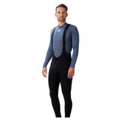 Spodnie rowerowe męskie Alé Cycling Solid Winter. Białe spodnie materiałowe męskie ALÉ CYCLING, bez wzorów, sportowe. W wyprzedaży za 373.99 zł.