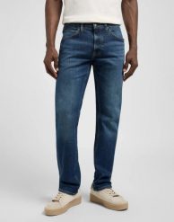 MESKIE SPODNIE LEE DAREN ZIP FLY RUSTY RIVET 112370644. Spodnie materiałowe męskie Lee, bez wzorów, z jeansu. Za 219.99 zł.