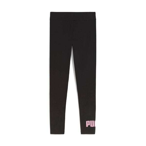 Legginsy długie Puma ESS 2 COLOR No.1 Logo - czarne. Czarne legginsy damskie Puma, bez wzorów, z bawełny. Za 73.99 zł.
