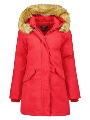 Canadian Peak Parka "Dinastipeak" w kolorze czerwonym rozmiar: S. Czerwone parki damskie Canadian Peak, s, bez wzorów. Za 197.63 zł.