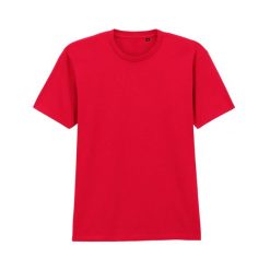 T-shirt Gildan Softstyle No Label Enzyme Wash. Czerwone t-shirty damskie Gildan, s, bez wzorów, z bawełny, bez kołnierzyka. Za 89.00 zł.