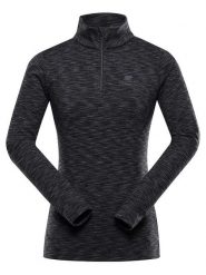 Alpine Pro Koszulka funkcyjna "Qada" w kolorze czarnym rozmiar: XXL. Czarne bluzki sportowe damskie Alpine Pro, xxl, bez wzorów, z materiału, bez ramiączek. Za 169.67 zł.