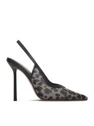 Eva Minge Szpilki EO-LUCY-LT1677-26-3 Czarny. Czarne szpilki Eva Minge, bez wzorów, z materiału, bez obcasa. Za 429.99 zł.