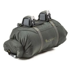 Torba na kierownicę Acepac Mini Bar Roll MKIII. Szare torebki klasyczne damskie ACEPAC, bez wzorów, z materiału, małe, bez dodatków. Za 399.00 zł.