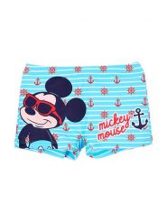 Disney Mickey Mouse Kąpielówki "Mickey" w kolorze błękitnym rozmiar: 110. Niebieskie kąpielówki męskie Disney Mickey Mouse, bez wzorów, z materiału. Za 20.05 zł.