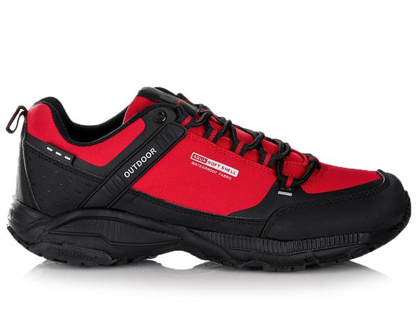 Buty męskie sportowe trekkingowe DK PREDATOR LOW RED. Czarne buty trekkingowe męskie DK, z materiału, bez zapięcia, trekkingowe. Za 159.00 zł.