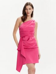 Marella Sukienka koktajlowa Tunisi 2413221262 Różowy Slim Fit. Czerwone sukienki damskie Marella, bez wzorów, z syntetyku, wizytowe, bez kołnierzyka, bez ramiączek. Za 629.99 zł.