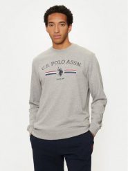 U.S. Polo Assn. Bluza MUP1660 Szary Regular Fit. Szare bluzy bez kaptura męskie U.S. Polo Assn., m, z bawełny. Za 169.99 zł.