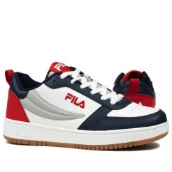 Buty męskie sportowe sneakersy Fila REGA NF. Białe buty sportowe na co dzień męskie Fila, bez zapięcia. Za 199.00 zł.