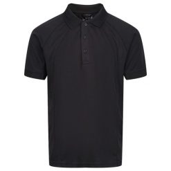 Męska Koszulka Polo Coolweave. Czarne koszulki polo męskie Regatta, m, bez wzorów, bez ramiączek. Za 61.99 zł.
