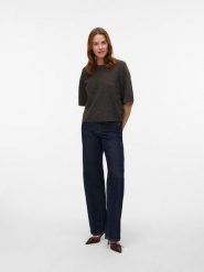 Vero Moda Sweter w kolorze brązowym rozmiar: M. Brązowe swetry klasyczne damskie Vero Moda, m, z wełny, bez kołnierzyka. Za 98.95 zł.