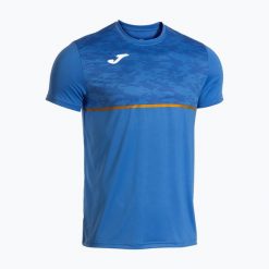 Koszulka do biegania męska Joma Record III. Niebieskie t-shirty sportowe męskie Joma, na lato, m, z elastanu, bez ramiączek, do biegania. Za 88.99 zł.