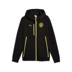 Bluza z kapturem z zamkiem Manchester City 2026/27. Szare bluzy z kapturem męskie Puma, l, z dresówki. Za 366.50 zł.