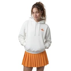 Damska bluza tenisowa z kapturem Siroko Newport-W White. Białe bluzy z kapturem damskie SIROKO, xs, z materiału. Za 169.00 zł.