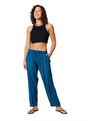 Aller Simplement Spodnie w kolorze niebieskim rozmiar: 34-40. Niebieskie spodnie materiałowe damskie Aller Simplement, bez wzorów, z materiału. Za 56.99 zł.