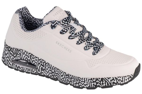 Buty sportowe Sneakersy męskie, Uno - Stark Mini Drip. Białe buty sportowe na co dzień męskie Skechers, z materiału, bez zapięcia, trekkingowe. Za 329.99 zł.