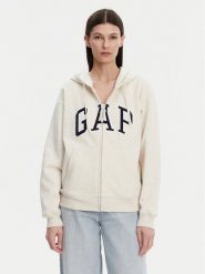 Gap Bluza 831200-03 Beżowy Relaxed Fit. Brązowe bluzy bez kaptura damskie GAP, l, z bawełny. Za 149.99 zł.