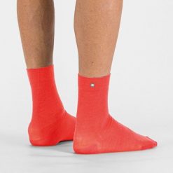 Skarpety klasyczne - MATCHY WOOL. Czerwone skarpetki damskie SPORTFUL, bez wzorów, z bawełny. Za 122.90 zł.