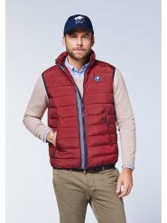 Polo Sylt Kamizelka pikowana w kolorze czerwonym rozmiar: L. Czerwone kamizelki męskie Polo Sylt, l. Za 122.96 zł.