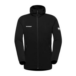Bluza trekkingowa męska Mammut Aconcagua Light ML Hooded. Czarne bluzy bez kaptura męskie Mammut, m. Za 596.25 zł.