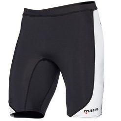 Spodenki męskie UPF 50+ RASHGUARD SHORTS. Białe szorty męskie MARES, z materiału, bez kołnierzyka. Za 100.19 zł.