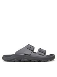 Birkenstock Klapki Mogami Terra Stealth 2-Strap Whale 1029595 Szary. Szare klapki damskie Birkenstock, bez wzorów, ze skóry, bez obcasa. Za 309.99 zł.
