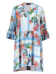 Miss goodlife Sukienka w kolorze błękitnym rozmiar: S. Niebieskie sukienki damskie miss goodlife, s, bez wzorów, z wiskozy, bez kołnierzyka, bez ramiączek, midi. Za 92.64 zł.