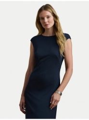 LAUREN RALPH LAUREN Sukienka wieczorowa 253957568001 Granatowy. Niebieskie sukienki damskie Lauren Ralph Lauren, bez wzorów, z syntetyku, wizytowe, bez kołnierzyka, bez ramiączek. Za 1,089.00 zł.