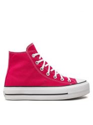 Converse Trampki Chuck Taylor All Star Lift Platform Hi A08288C Różowy. Czerwone trampki i tenisówki damskie Converse, bez wzorów, z materiału. Za 369.99 zł.