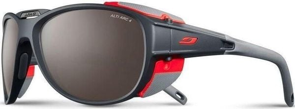 Okulary przeciwsłoneczne sportowe górskie Julbo EXPLORER 2.0 ALTI ARC 4. Czerwone okulary przeciwsłoneczne damskie JULBO, pilot. Za 586.29 zł.