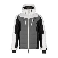 Kurtka narciarska męska Velox1 stx. Białe kurtki męskie Bergson, m, bez wzorów, bez kaptura. W wyprzedaży za 1,096.00 zł.
