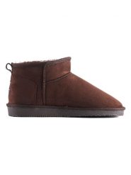 ISLAND BOOT Botki zimowe "Miley" w kolorze brązowym rozmiar: 41. Brązowe botki damskie Island Boot, na zimę, z materiału, bez obcasa, bez zapięcia. Za 100.99 zł.