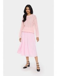 SAINT TROPEZ Sweter w kolorze jasnoróżowym rozmiar: M. Różowe swetry klasyczne damskie Saint Tropez, m, z wełny, bez kołnierzyka. Za 119.68 zł.