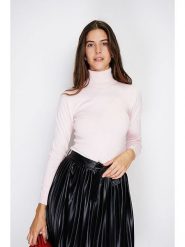 William de Faye Golf w kolorze jasnoróżowym rozmiar: 40. Różowe golfy damskie William De Faye, bez wzorów, z kaszmiru, bez ramiączek. Za 152.26 zł.