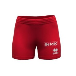 Damskie Szorty wyjazdowe France Betclic. Czerwone spodenki sportowe damskie ERREA, l, z materiału, na fitness i siłownię. Za 167.50 zł.