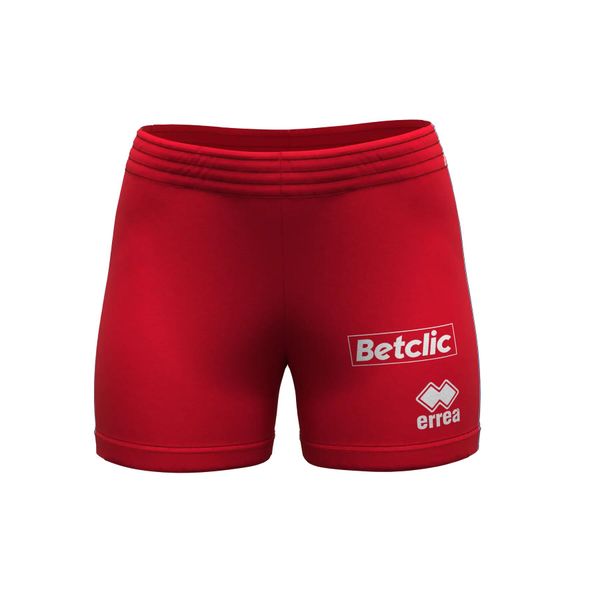 Damskie Szorty wyjazdowe France Betclic. Czerwone spodenki sportowe damskie ERREA, bez wzorów, z materiału, eleganckie. Za 169.00 zł.