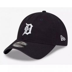 Czapka z daszkiem New Era Tigers MLB Core Classic 2.0. Niebieskie czapki z daszkiem damskie New Era, bez wzorów. Za 163.00 zł.