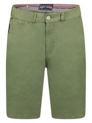 Geographical Norway Bermudy w kolorze khaki rozmiar: S. Brązowe szorty męskie Geographical Norway, z aplikacjami, ze skóry. Za 87.81 zł.
