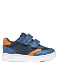 Geox Sneakersy B Eclyper Boy B555LA 000BC C0659 Granatowy. Niebieskie buty sportowe chłopięce Geox, ze skóry, bez zapięcia. Za 179.99 zł.