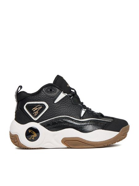 Shaq Sneakersy EOSS-H.O.F AQ95027Y-BBZ Czarny. Czarne buty sportowe chłopięce Shaq, ze skóry, bez zapięcia. Za 249.99 zł.