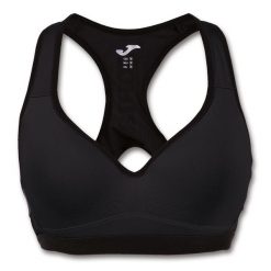 Stanik do biegania damski Joma Brama. Czarne biustonosze sportowe damskie Joma, bez wzorów, z poliesteru. Za 248.00 zł.