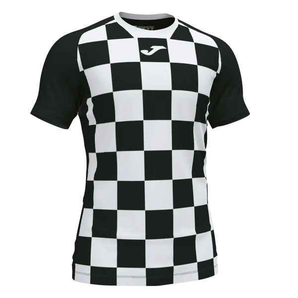 Koszulka do piłki nożnej męska Joma Flag II. Białe t-shirty sportowe męskie Joma, m, z materiału, bez ramiączek, do piłki nożnej. Za 83.90 zł.