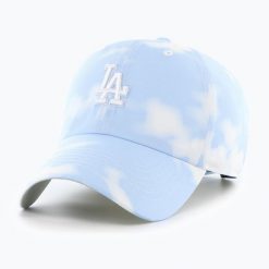 Czapka z daszkiem 47 Brand MLB Los Angeles Dodgers In The Clouds CLEAN UP. Niebieskie czapki męskie 47 Brand, na wiosnę, bez wzorów. Za 119.99 zł.