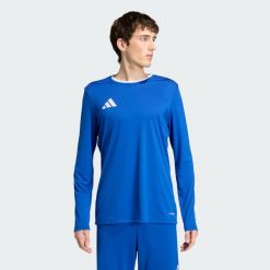 Koszulka Entrada26 Long Sleeve Jersey. Niebieskie koszulki męskie z długim rękawem Adidas, z dzianiny. Za 73.99 zł.
