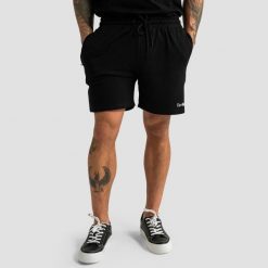 Szorty męskie fitness z regulacją czarne Limitless. Czarne szorty męskie GYMBEAM, m, z bawełny, na fitness i siłownię. Za 97.90 zł.