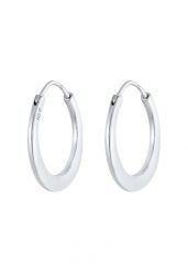 Elli PREMIUM Damskie kolczyki kreole Basic ze srebra próby 925 Sterling Silver Kolczyki 1 ct. Szare kolczyki damskie Elli PREMIUM, srebrne. Za 279.64 zł.