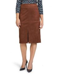 Betty Barclay Spódnica w kolorze brązowym rozmiar: 42. Brązowe spódniczki damskie Betty Barclay, bez wzorów, ze skóry, midi, proste. Za 100.52 zł.