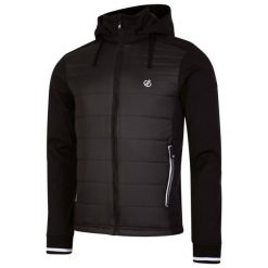 Kurtka turystyczna męska Dare2b Shield softshell. Czarne kurtki męskie Dare 2b, m, bez wzorów, z poliesteru, sportowe, bez kaptura. Za 414.70 zł.