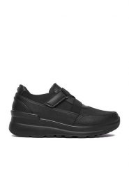 Go Soft Półbuty CEO-3Y9660-1 Czarny. Czarne półbuty damskie GO SOFT, bez wzorów, ze skóry, bez obcasa, na koturnie. Za 149.99 zł.